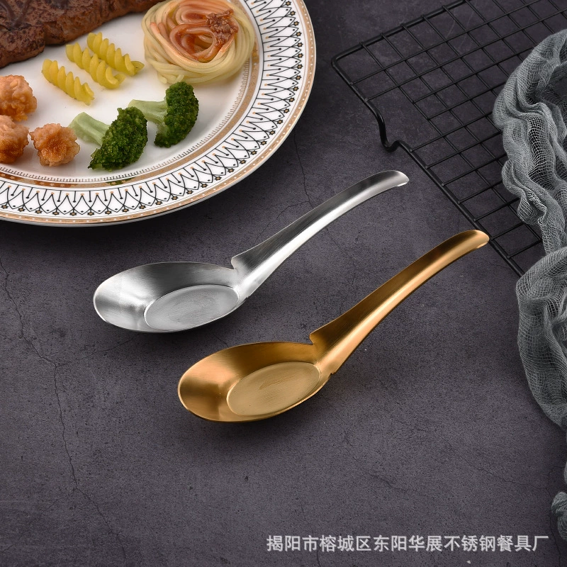 Матовый креативный лебедь из нержавеющей стали, ложка для отеля, нержавеющая сталь AISI 304