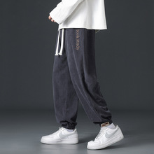 春秋季运动裤男潮流青少年大童休闲男裤子初中高中学生束脚卫裤