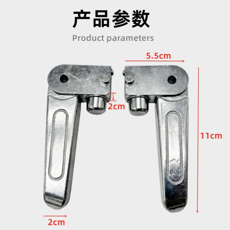 Electric Vehicle Foot Folding Aluminum Alloy Emmayadi Little Turtle King Scooter Foot Rest Motorcycle Foot Back Pedal
