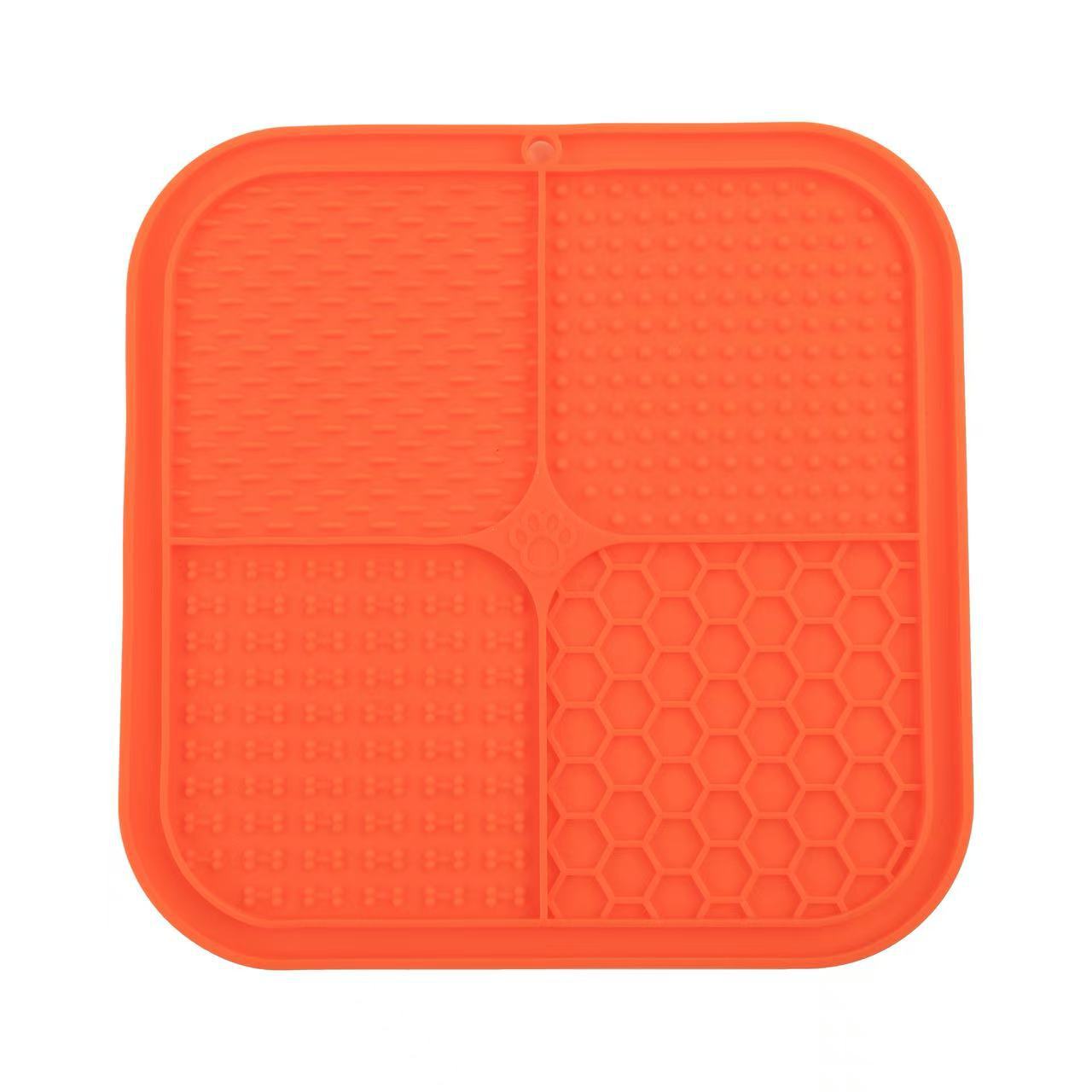 Almohadilla para lamer para mascotas transfronteriza Yiqing, juego de comida para perros y gatos, vajilla multifuncional para mascotas, ventosa, almohadilla para comida lenta para perros, almohadilla para comida lenta