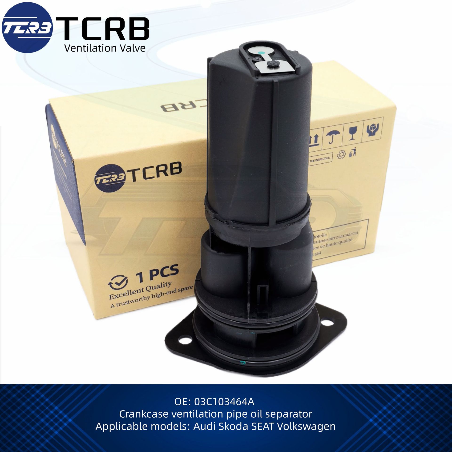 Cross-border bestseller 03C103464A suitable for Volkswagen Passat Golf oil-water separator crankcase ventilation valve