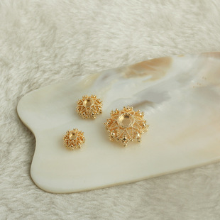 14k����ɫ��â�Ǵ�̖���� diy�ֹ��Ʒ��� ��ɫ���黨ñ��Ƭ