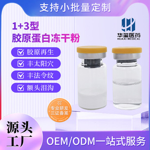 Type 1+3 Collagen Does Not Fall Back, One-Time Molded Facial Sunken Temples, Forehead, Nasolabial Folds, Young Face