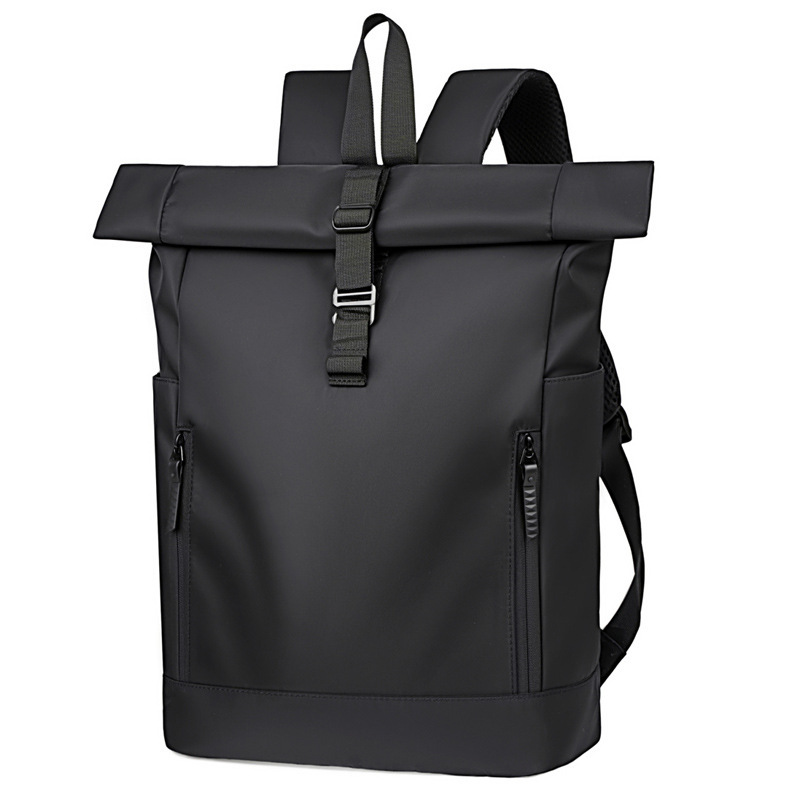 Backpack Men's Roll-Top Outdoor Water-Repellent Computer Backpack Work Commuting Travel Large Capacity College Student Bag Backpack Men's Roll-Top Outdoor Water-Repellent Computer Backpack Work Commuting Travel Large Capacity College Student Bag