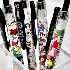 新しい日本 ZEBRA ゼブラクレヨンしんちゃんゲルペン JJ15 限定版 DIY ブラシテスト速乾性黒ペン