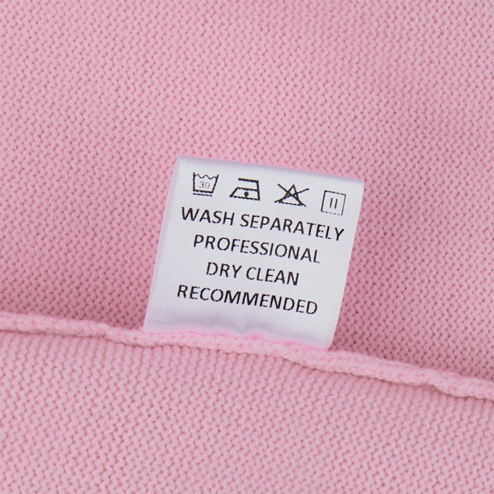 Bộ hai món nữ gồm áo khoác cardigan dệt kim dáng ngắn cổ chữ V và quần ống rộng cạp cao — Màu cà phê, Màu hồng, Màu trắng, Màu xanh dương chi tiết 37