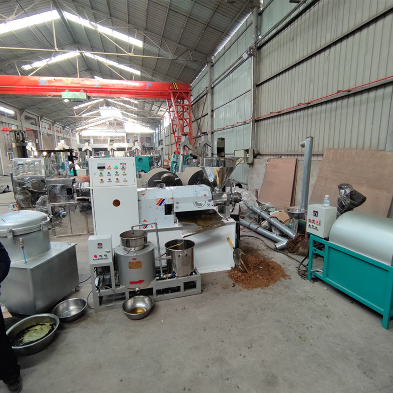 葵花籽油压榨精炼生产线全套花生油生产设备整套椰蓉生产设备