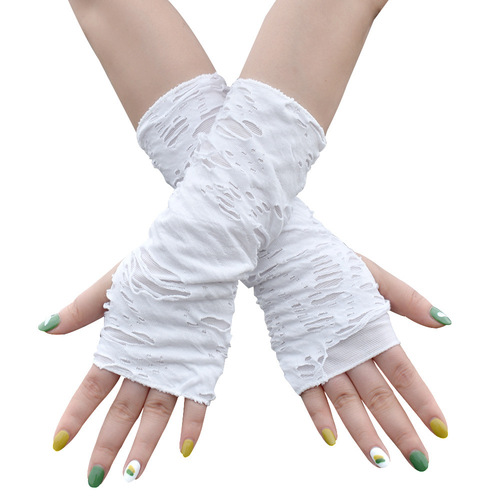 Halloween gloves, beggar black hole gloves, punk dark gloves cosplay clothes accessories gloves