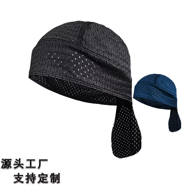 Amazon Riding Large Mesh Pirate Hat Quick-Dry Riding Small Hat Men's Helmet Lining Hat Pirate Turban Sport