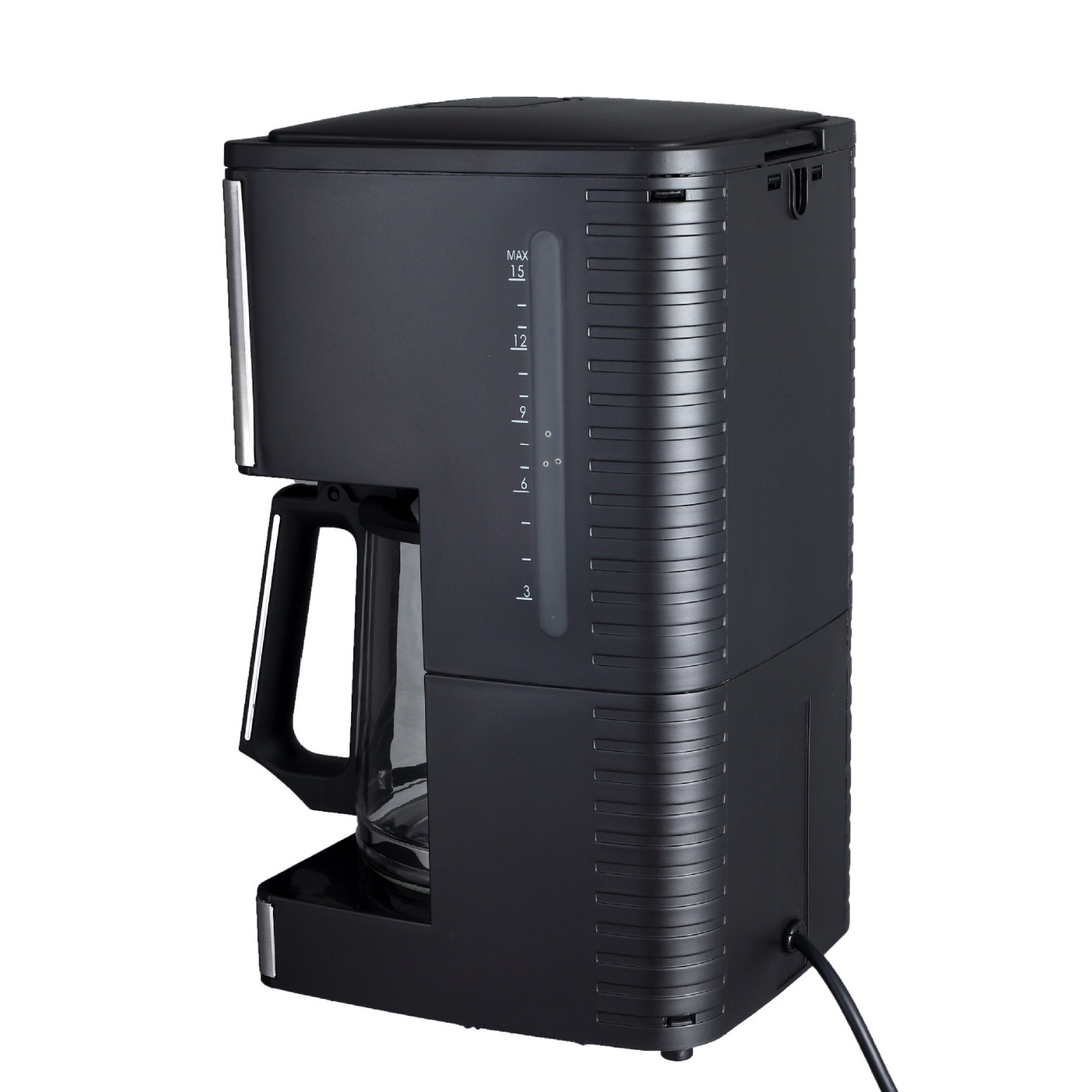 1.8l cm6626 goteo automático máquina de café hogar 10-15 taza Acero inoxidable cafetera americana