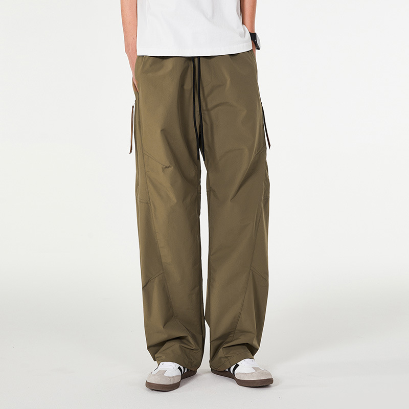 Men's Cargo Pants Trendy Versatile Loose Casual Straight-Leg Long Pants Plus Size Oversized Men's Pants