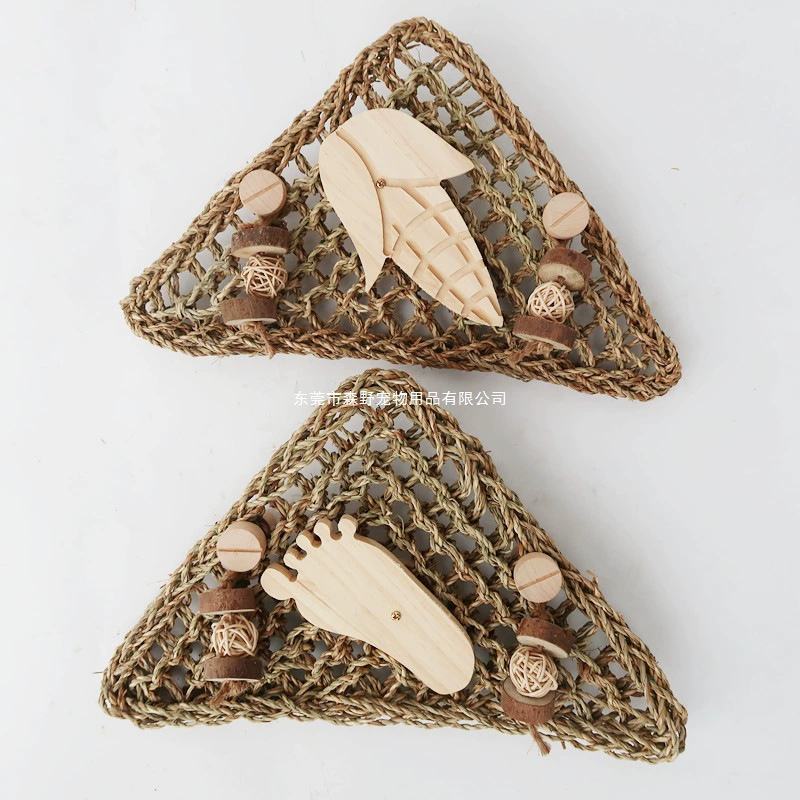 Клетка для кроликов, шиншилл и морских свинок, жевательный коврик, жевательная игрушка для попугаев, защитная доска для защиты от скуки, висящая доска из морских водорослей.