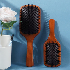 アバターと同じエアクッションマッサージコームブナ材高反発マッサージエアバッグコームヘアケアクリーニングヘアコーム