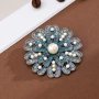 跨境时尚个性大花朵别针