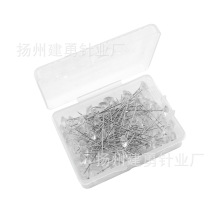 100枚塑料盒装彩色钻石定位针珠光针花束丝巾固定针婚纱礼服别针