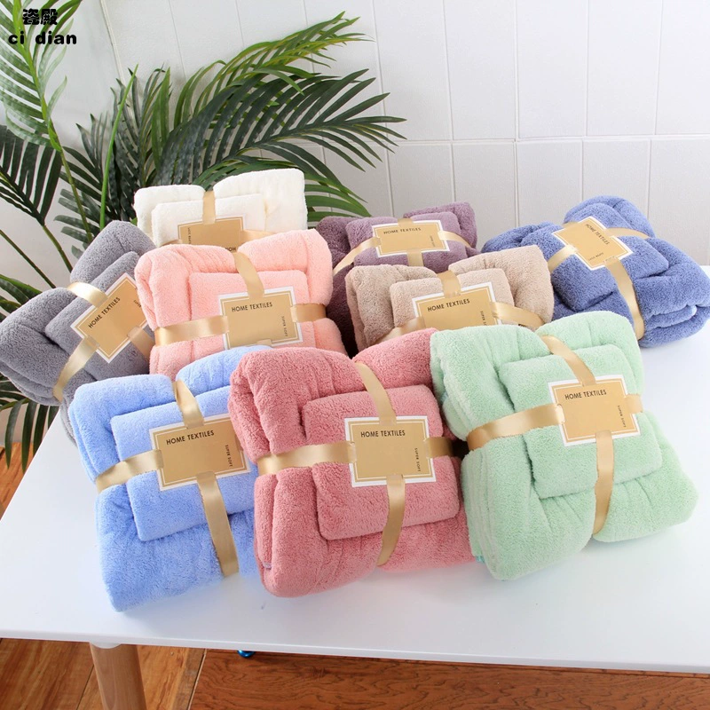 Soft cotton quick dry bath towel for home use for beloved, increased thickness, water absorbent