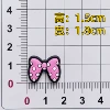 Small pink polka dot bow (height 1.5*width 1.7)