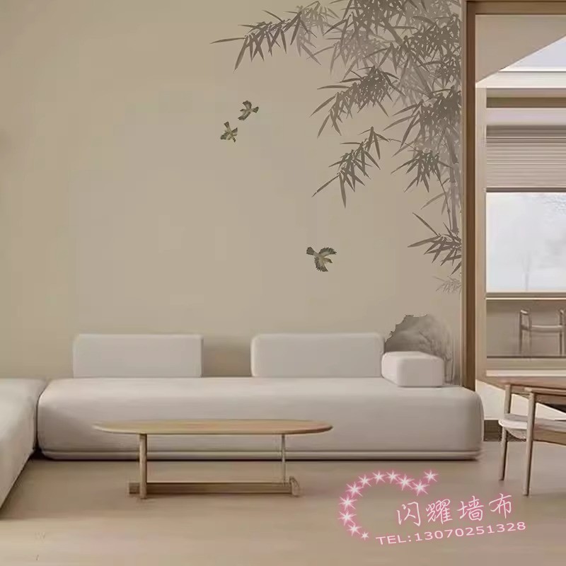 轻奢风潮牌麻将馆主题背景墙布网红服装店墙纸奢侈品棋牌装饰壁纸|undefined