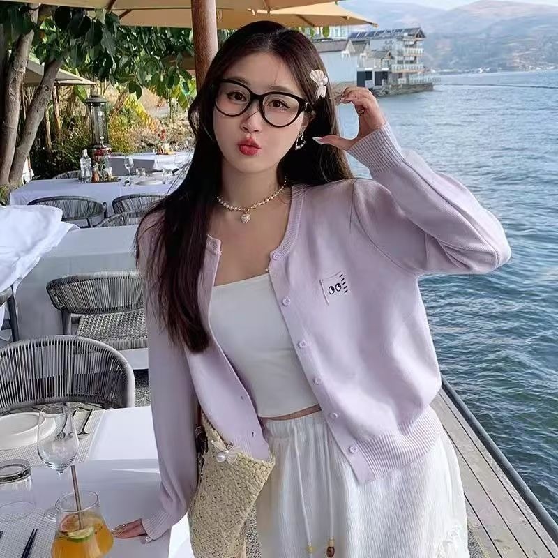 2025早秋新款韩系巨好看针织开衫外套女穿搭毛衣外搭黄色上衣女|undefined
