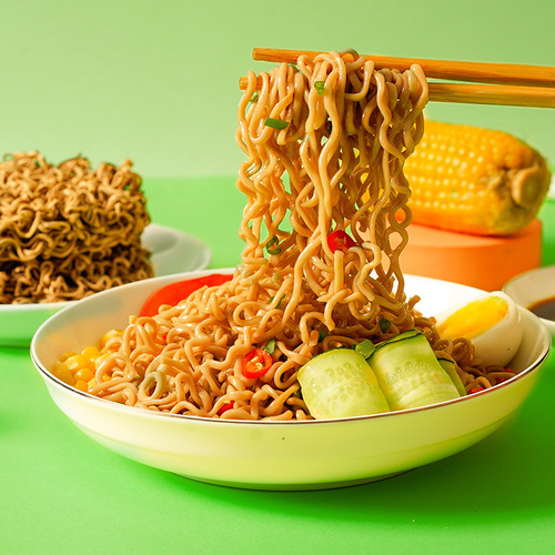 Soba instant noodles non-fried 0 low fat no-cook meal replacement instant noodles bagged instant noodles ready-to-eat food wholesale
