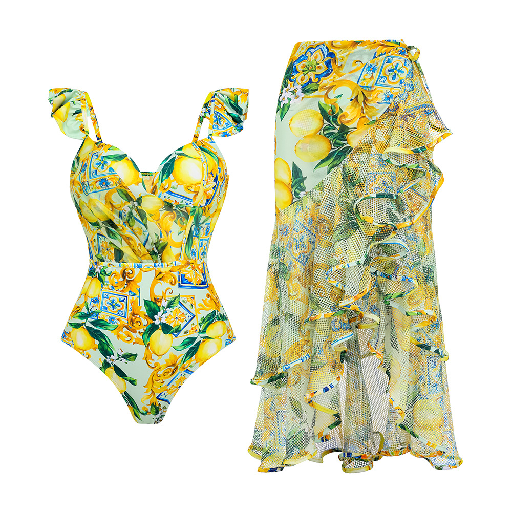 Nylon, Polyester Fabric Type Swimming Pool, Beach Occasion Women's Floral Printing Tankinis