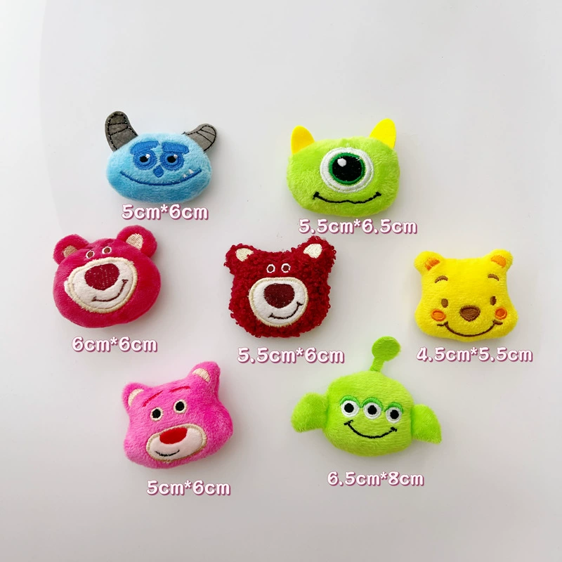 Cartoon plush doll, strawberry, children's brooch, backpack, bag accessory