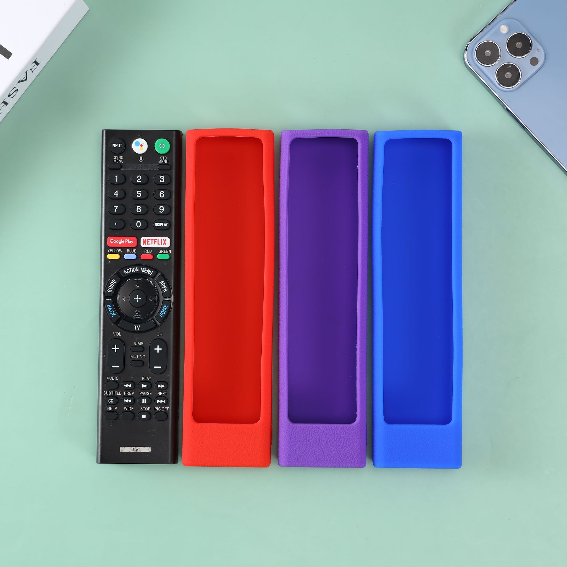 Funda Protectora de Control Remoto ED050 TX100 TX200 300 de Silicona Anticaída y Luminosa