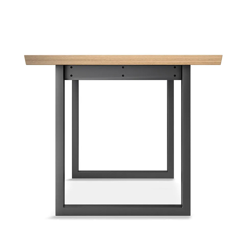 Mesa de comedor retráctil de MDF lujosa y moderna mesa de comedor simple mesa de comedor de madera