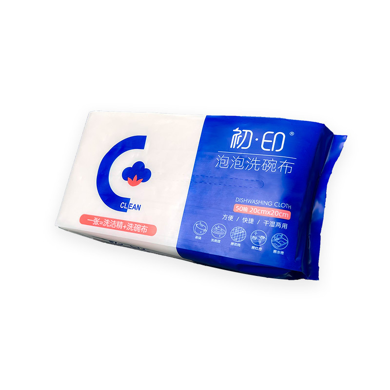 El trapo perezoso viene con detergente, paño de cocina de burbujas, absorción de agua de cocina desechable, descontaminación, engrosamiento, gran lavable