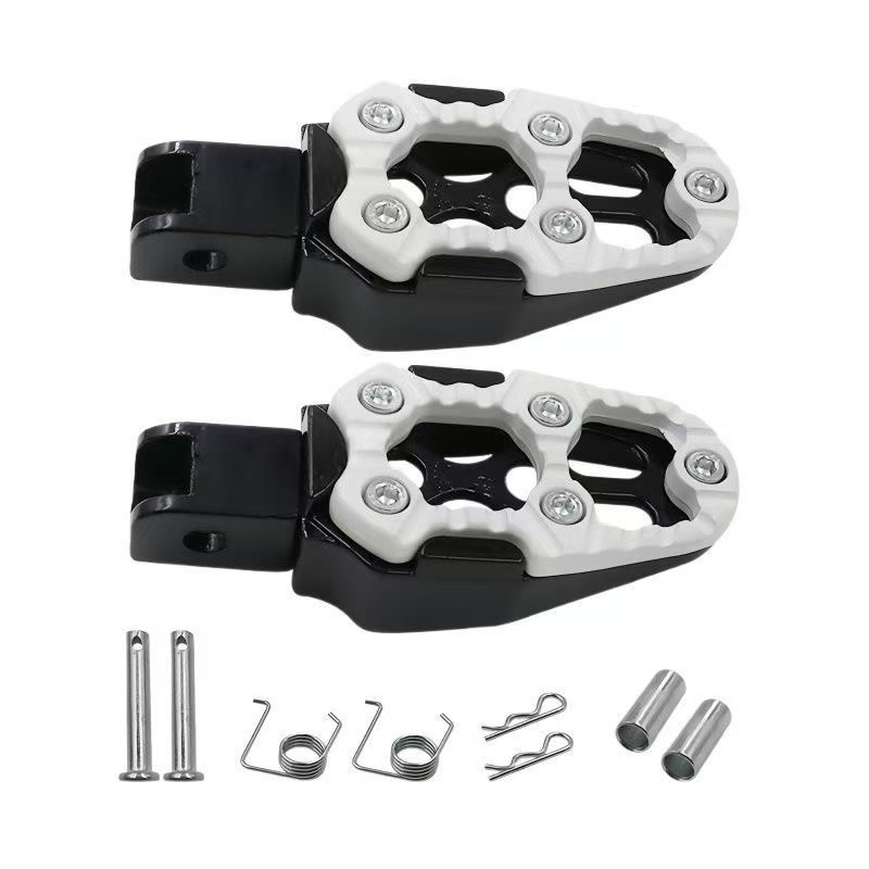 Cross-Border Supply of Motorcycle Modification Parts, Aluminum Alloy Footrests, Rear Footrests, Non-Slip Footrests, Universal Model for Men's Motorcycles