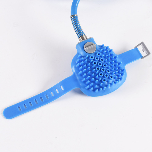 Dog bath, pet bath nozzle, pet bath brush, cat and dog supplies, silicone massage shower head, dog