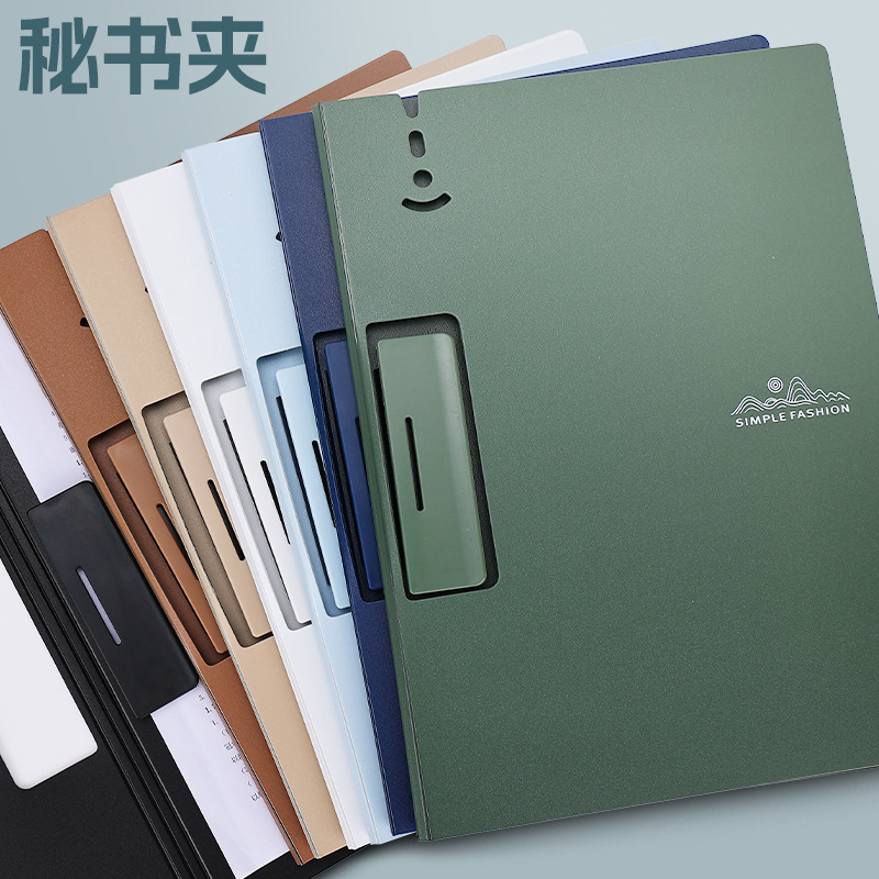 A4 Clip de placa vertical Suministros de oficina Carpeta horizontal A3 Clip de almacenamiento de papel de prueba de datos Placa de respaldo plegable de escritura universal