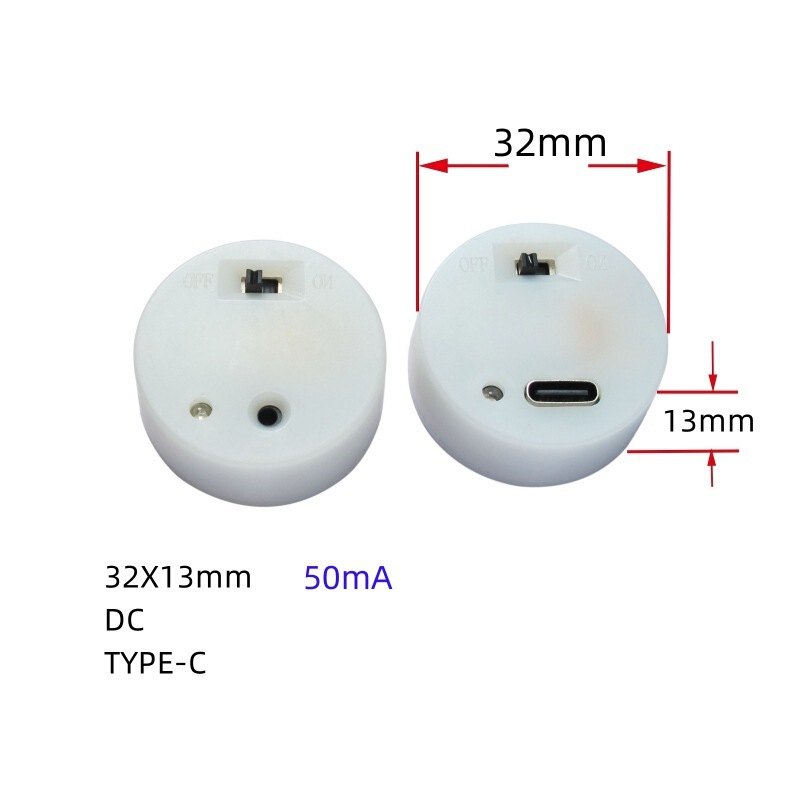 32mm Diameter Led Light Switch Battery Box Rechargeable Night Light Colorful Self-Flashing Candle Light Toy Base with Illumination 32mm Diameter Led Light Switch Battery Box Rechargeable Night Light Colorful Self-Flashing Candle Light Toy Base with Illumination
