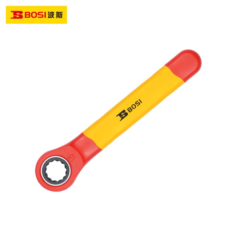 波斯工具 VDE绝缘铬钒钢梅花棘轮扳手1000V BS600230