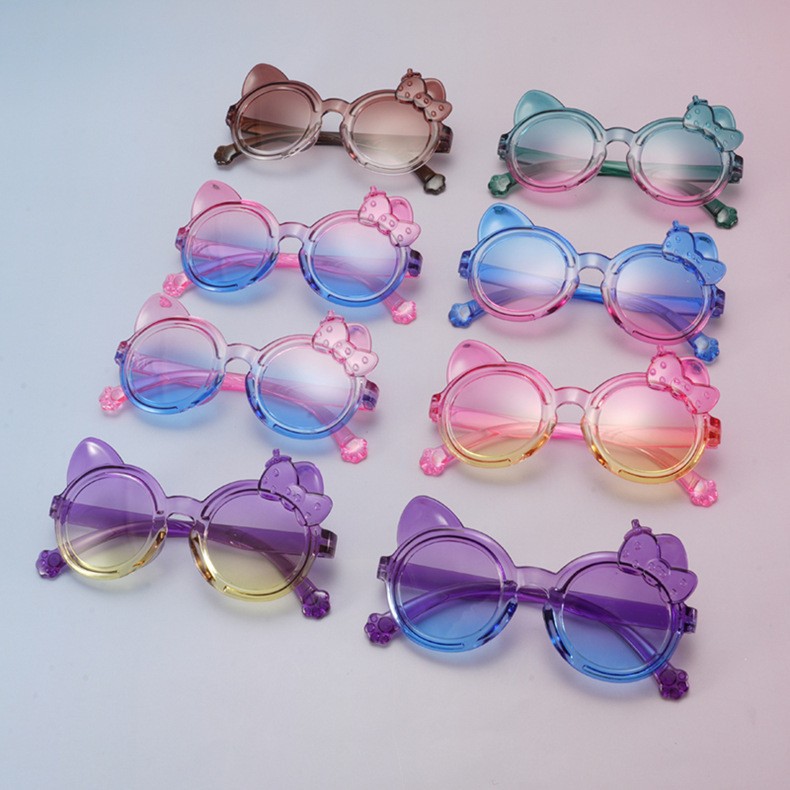 2025 nuevos lindos gafas de sol para niños PC en gafas de sol de comercio electrónico para correr gafas de protección solar UV para niños