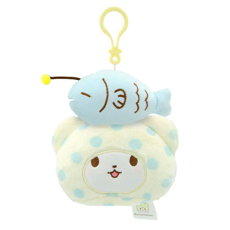 Плюшевый кулон Sanrio Hello Kitty, лицензионный талисман для сумки, плюшевый брелок, случайный цвет