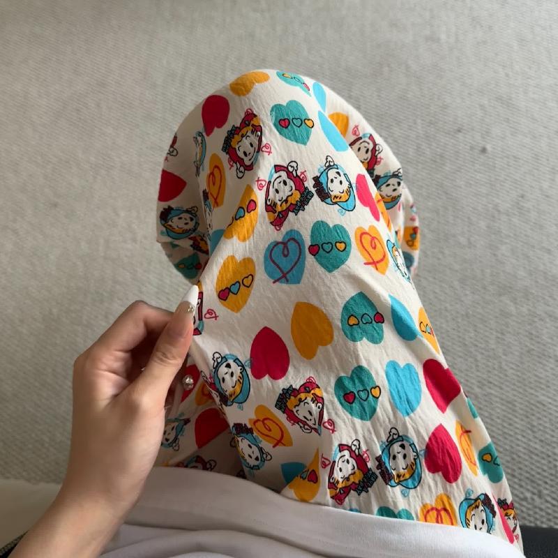 Primavera y verano · Pantalones de pijama casuales para mujeres pantalones a prueba de mosquitos rojos en línea 2025 nuevos pantalones caseros para llevar