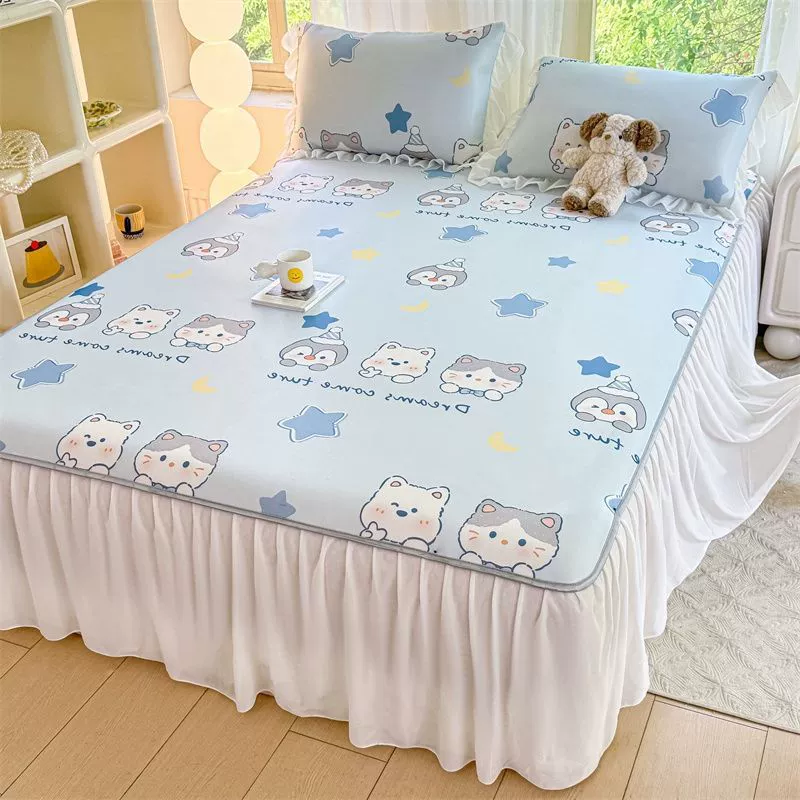 Mat, summer duvet, summer silk set, 4 piece set