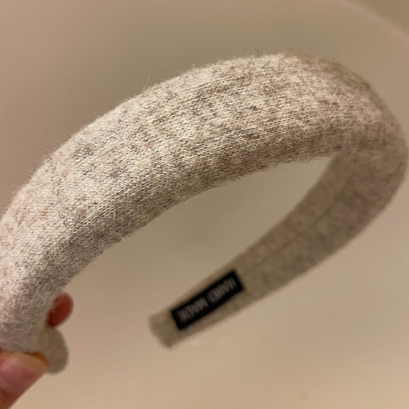 Otoño y invierno Meilade coreano retro estricto esponja cabeza de banda nueva variedad de terciopelo alto cráneo ancho banda de cabello mayorista