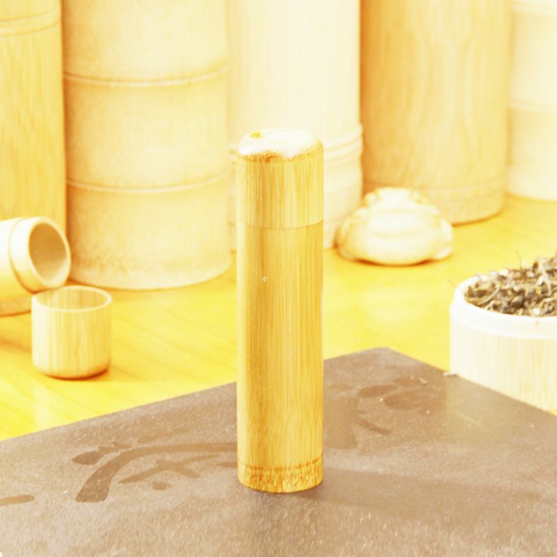 ポータブル茶葉缶密封缶旅行元生態竹製貯蔵缶茶缶彫刻茶桶特色竹工芸品|undefined