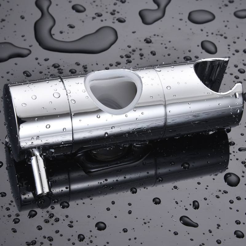 Soporte para ducha Soporte para colgar Varilla elevadora ajustable Accesorios para juego de ducha Cubierta deslizante redonda Soporte de horquilla de baño