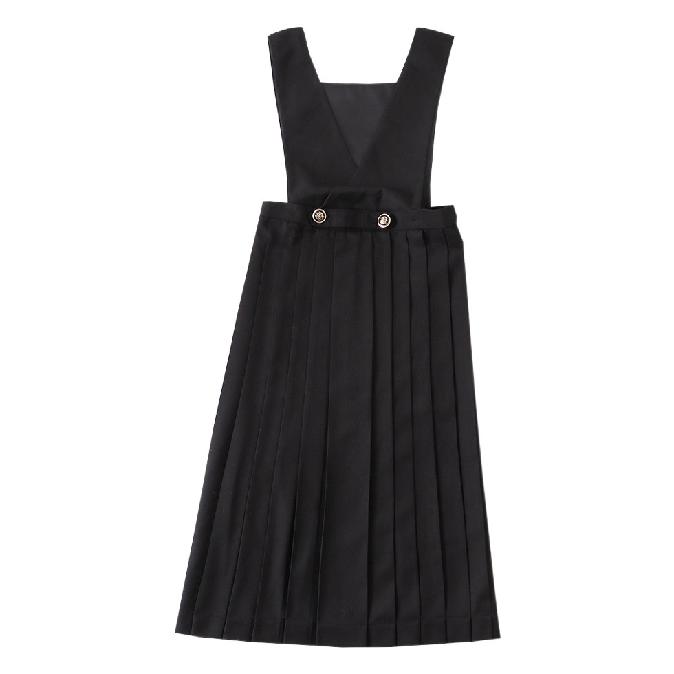 Milk protection skirt JK skirt card milk skirt suspender skirt dress breast protection skirt women's uniform skirt solid color maxi skirt pleated skirt