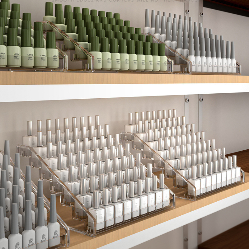 Nail Polish Storage Desktop Multi-Layer Transparent Acrylic Lipstick Eye Shadow Phototherapy Glue Tool Nail Glue Display Ziyi