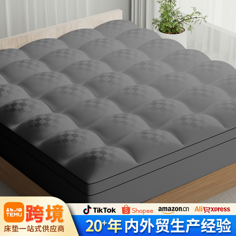 Cross-Border Aliexpress New Ultra-Thick Mattress Fitted Sheet Style Mattress Full-Cover Hotel Home Use Tatami Mat