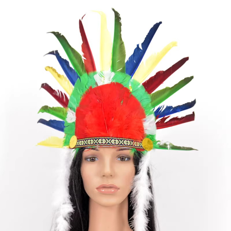 Красочная длинная шляпа для волос