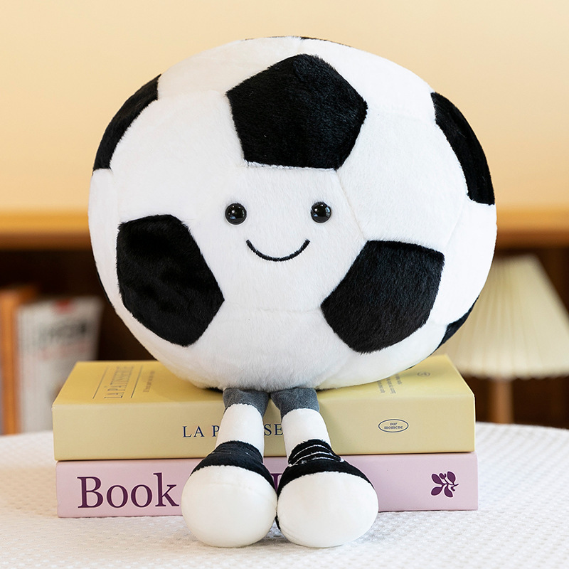 サッカーベビーバスケットボールベビー枕楽しいバスケットボール悪役サッカー人形ぬいぐるみ男の子の誕生日プレゼント|undefined
