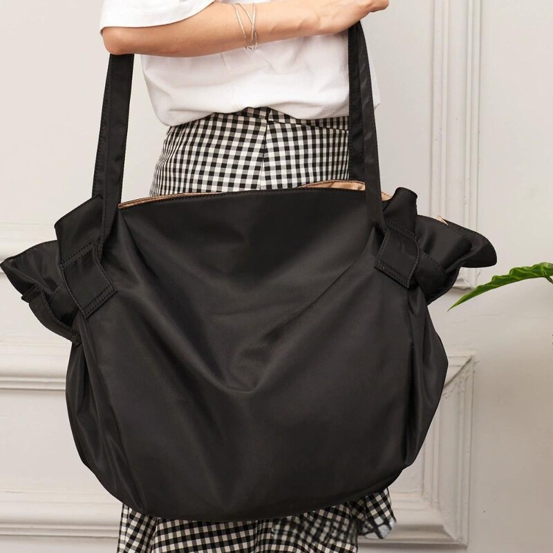 Travel Camping Storage Large-Capacity Women's Shoulder Bag, Fashionable Cross-Border Hot-Selling Lightweight Japanese-Style Shoulder Bag Wholesale