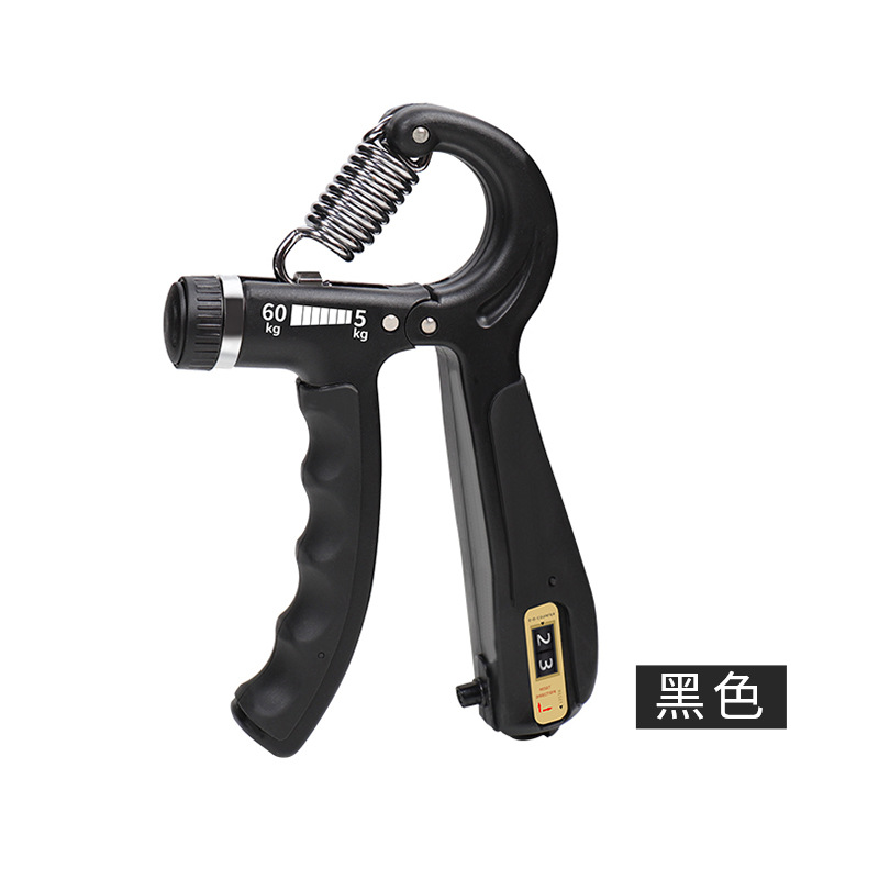 Empuñadura ajustable portátil Ejercitador de dedo de conteo tipo R
