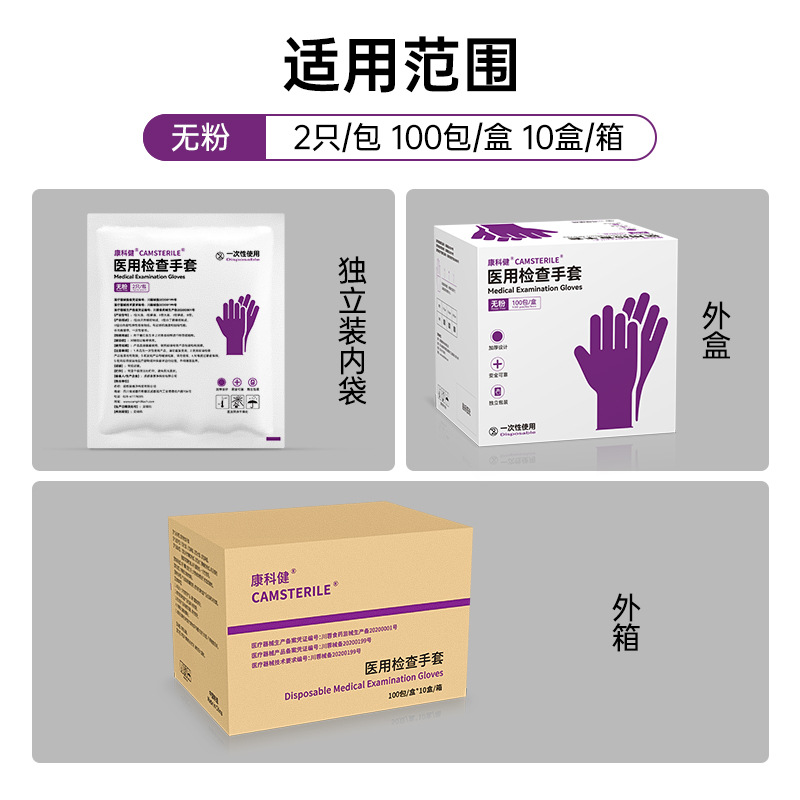 Disposable rubber gloves