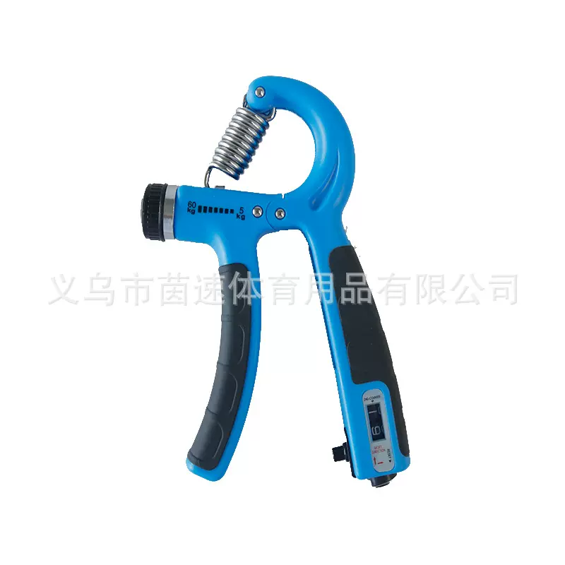 A形可调节握力器康5-60公斤指力捏握力夹康复器 可调节计数握力器